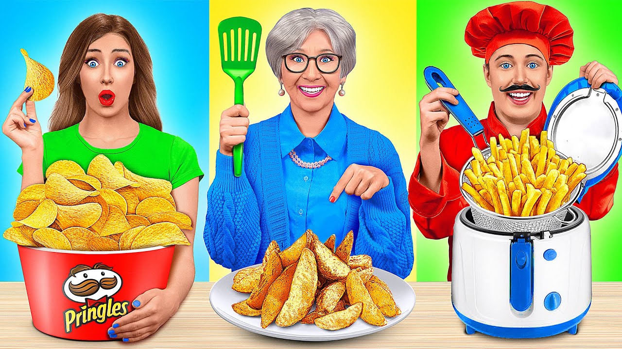 Provocare De Gătit: Eu vs. Bunica | Bătălia Epică a Alimentelor Multi DO Challenge