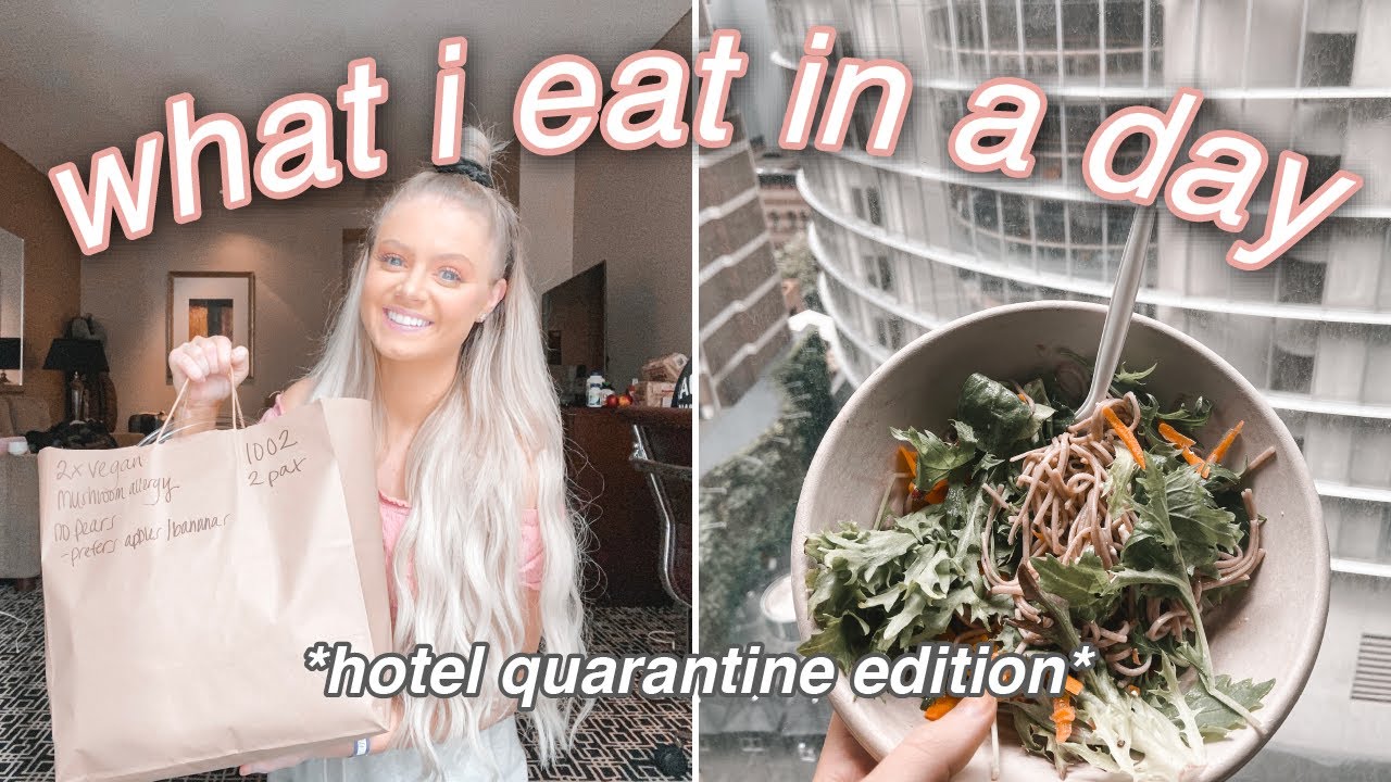 WHAT I EAT IN A DAY IN HOTEL QUARANTINE + DAY 12 COVID TESTS | SOFITEL WENTWORTH | SYDNEY AUSTRALIA