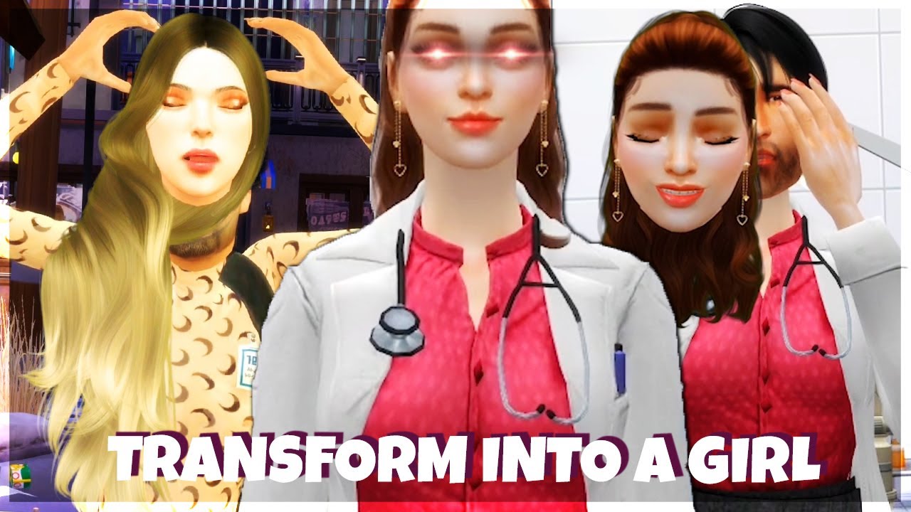 He's Take Over A Girl Life: TGTF Body Transformation Story | Sims 4