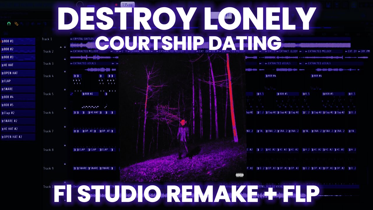 How “Courtship Dating” by Destroy Lonely was made (FL Studio Remake + Free FLP]