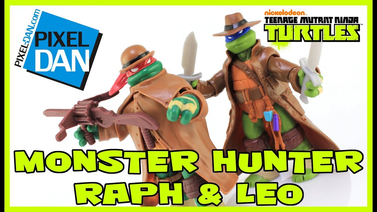 Monster Hunter Raph & Leo Teenage Mutant Ninja Turtles Monsters and Mutants Figure Video Review