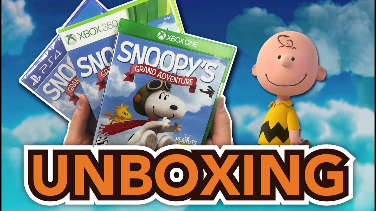Snoopy's Grand Adventure The Peanuts Movie  (PS4 / Xbox One / Xbox 360) Unboxing