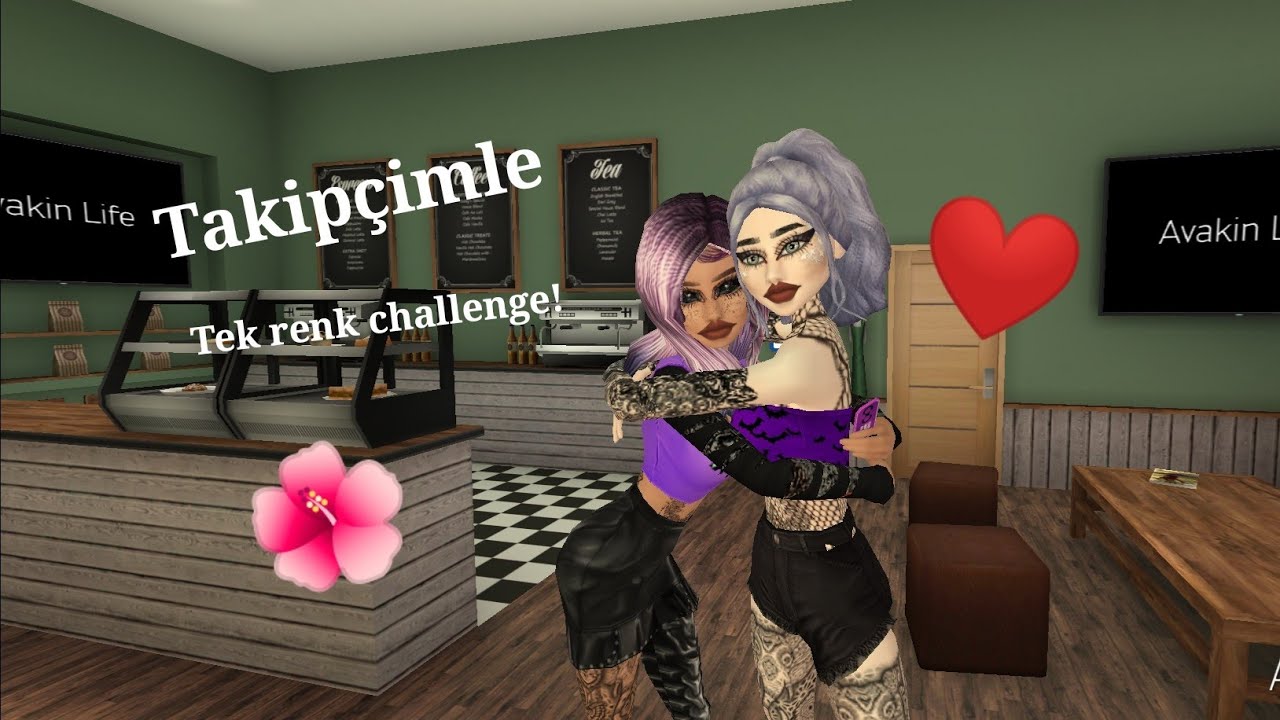 (sesli) TAKİPÇİMLE TEK RENK CHALLENGE! (Troll yaptık❤️) |Avakin Life|
