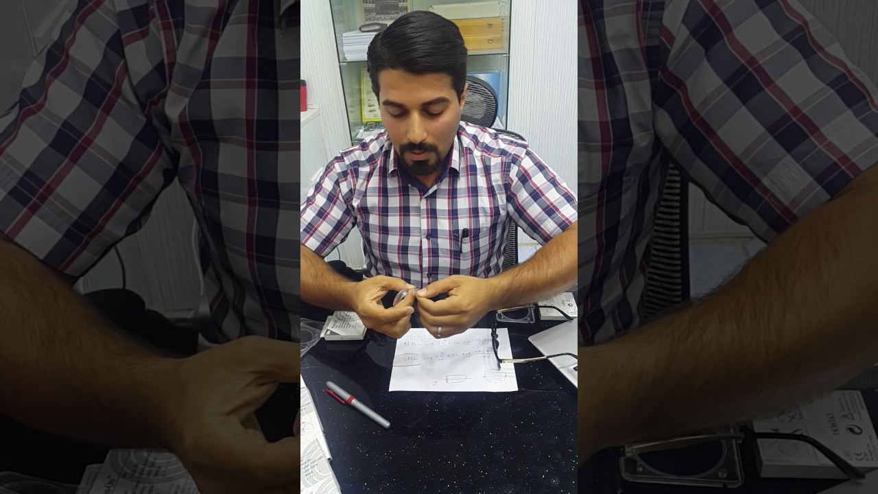 فاحص البصر احمد شاكر شرح عن كيفية تركيب البرزم فرنل على عدسة نظارة المريض prism fresnel lenses