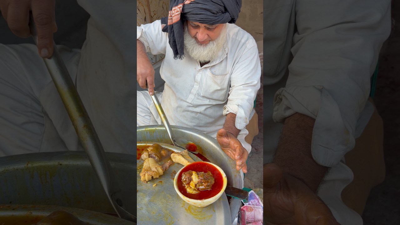 Hard Working Baba Jee Siri Paye | Pappu Beef Siri Paye in Iftari | Andaroon Peshawari Paye | Lahori