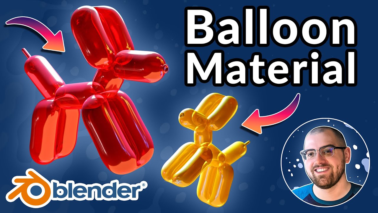 Blender 3.0 - Procedural Balloon Material (Cycles Render)