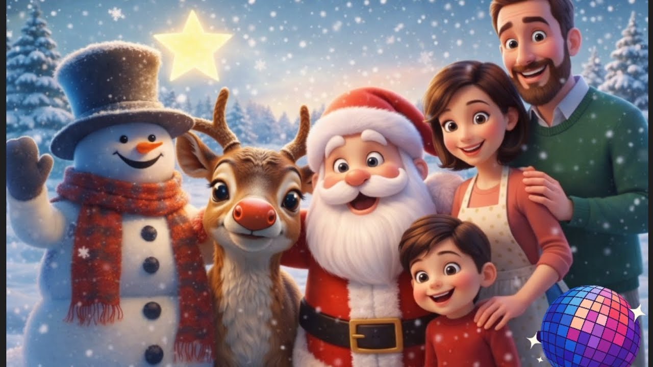 10- minutowy Świąteczny Mix piosenek dla dzieci🎄- DiscoBąbelki