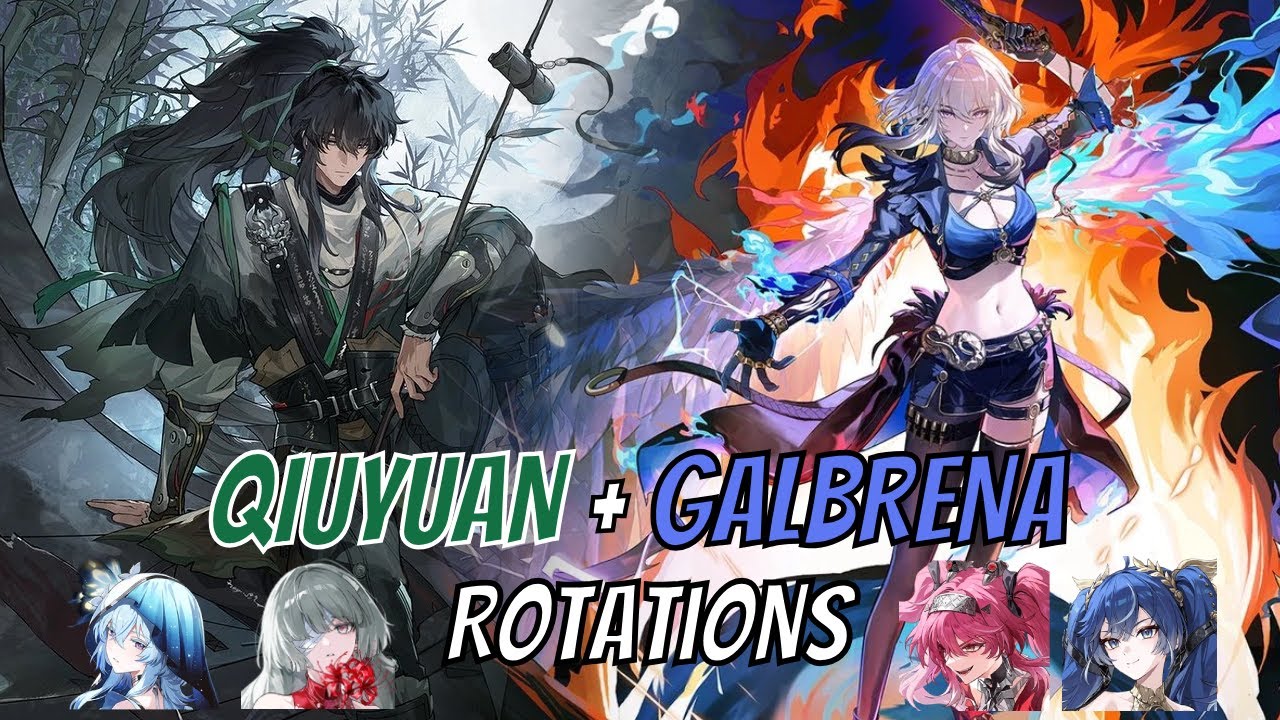 [WUTHERING WAVES] ROTATION SHOWCASE | STEP BY STEP - QIUYUAN + GALBRENA