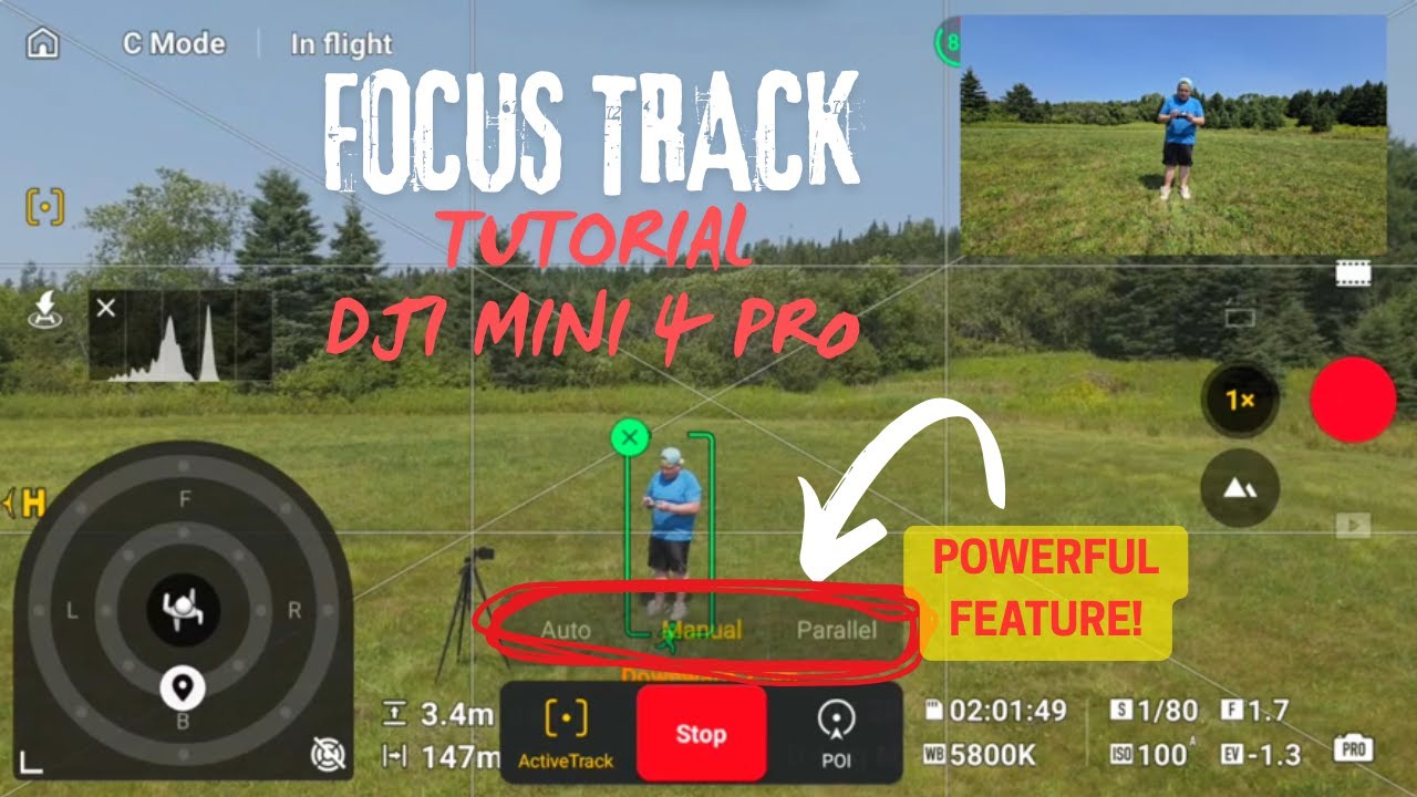 DJI Mini 4 Pro's MOST POWERFUL FEATURE? - Focus Track Tutorial