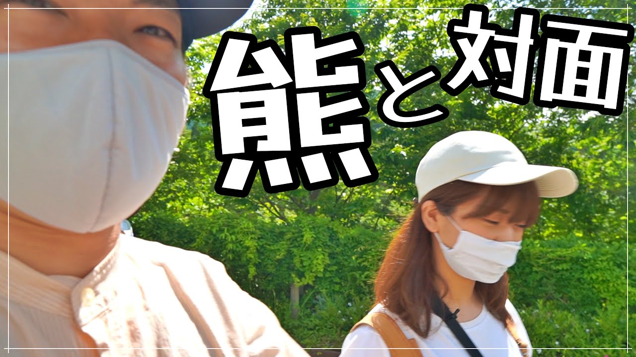 飛騨高山の山奥で、ツキノワグマに遭遇しました。