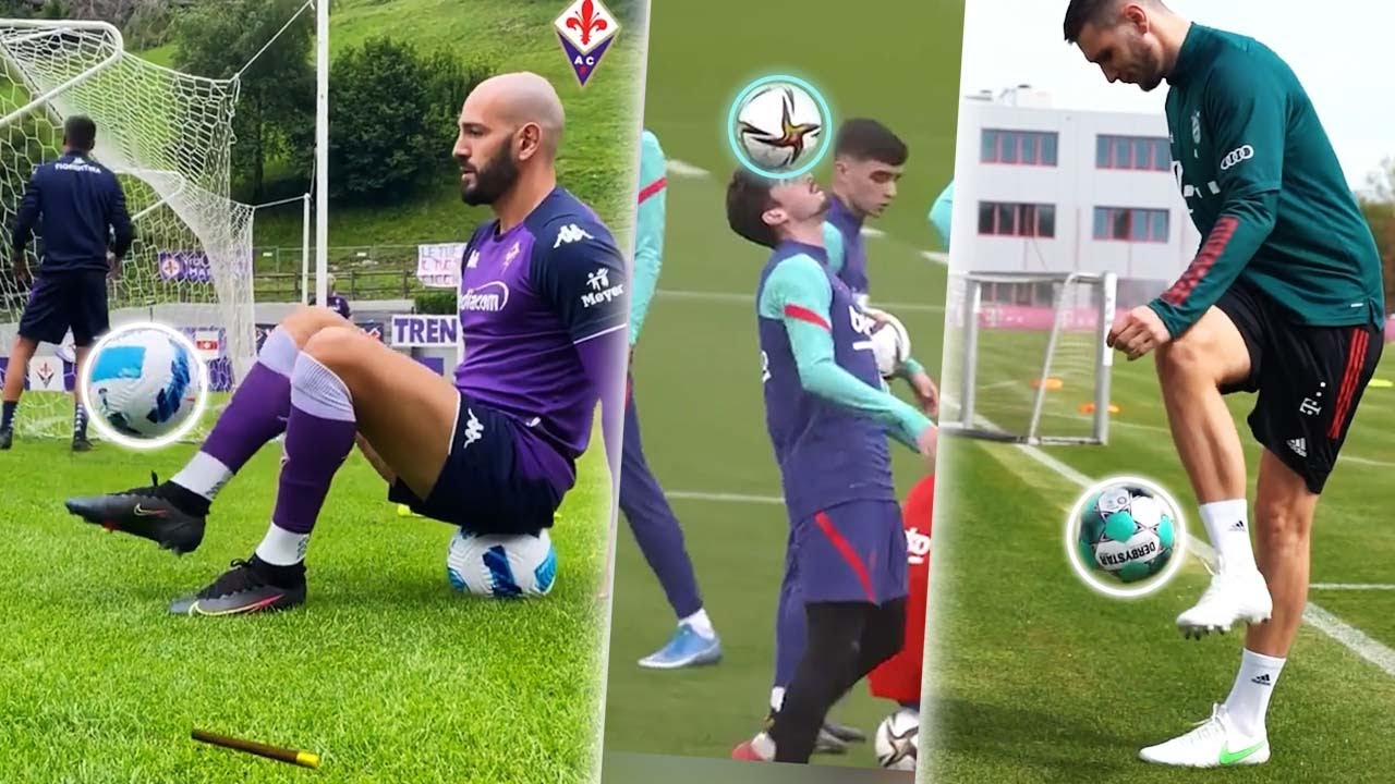 Footballers Freestyle Skills Show  🔥😮 ft. Eriksen, De Bruyne, Ronaldinho & More!