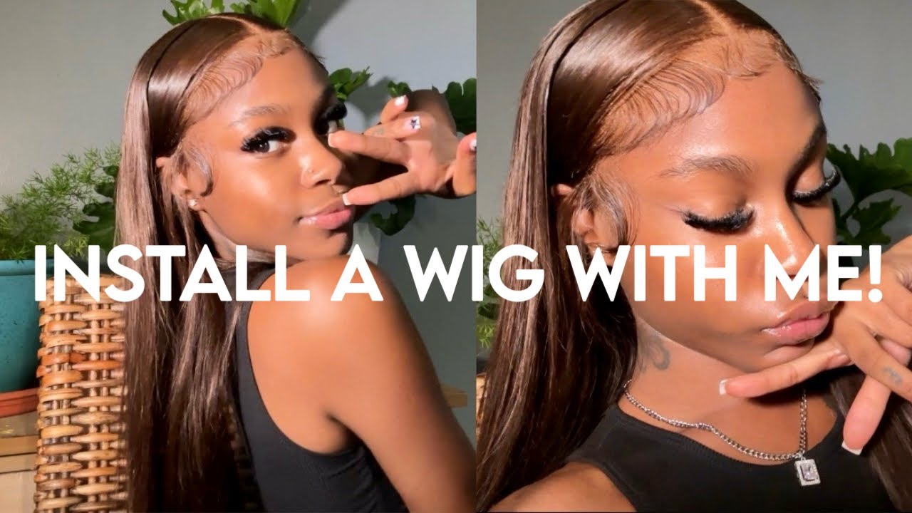 Watch Me Install This Gorgeous Brown Wig! | WowAfrican