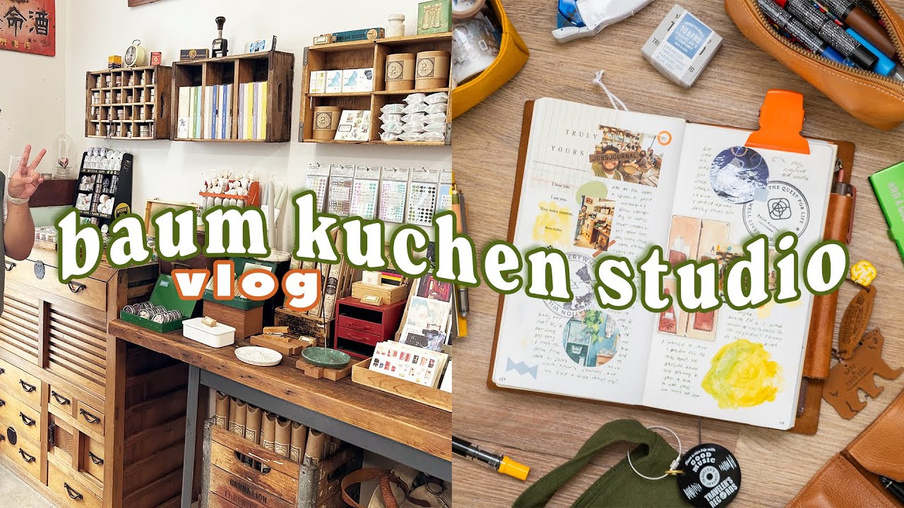 Stationery Vlog: Baum-Kuchen Studio + Haul 🛒