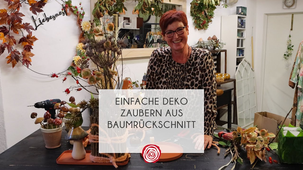 Einfache Deko zaubern aus Baumrückschnitt | Wohnen & Schenken - Christa Wagner