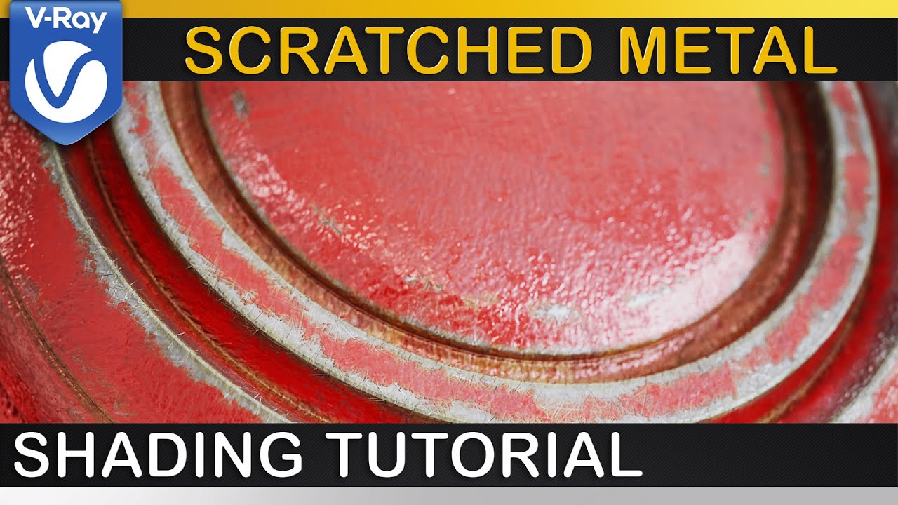 V-Ray | Шейдер Scratched Metal | Рабочий процесс Curvature
