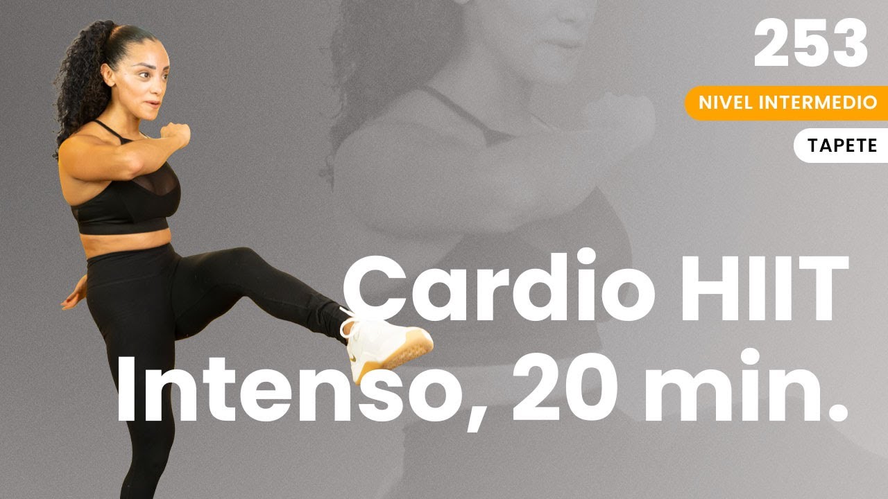 Cardio HIIT Intenso 🔥| ¡Actívate y quema calorías con 20 minutos de HIIT!