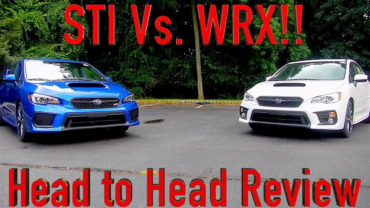 Лицом к лицу, WRX 2018 против STI!! Какой из них выбрать?