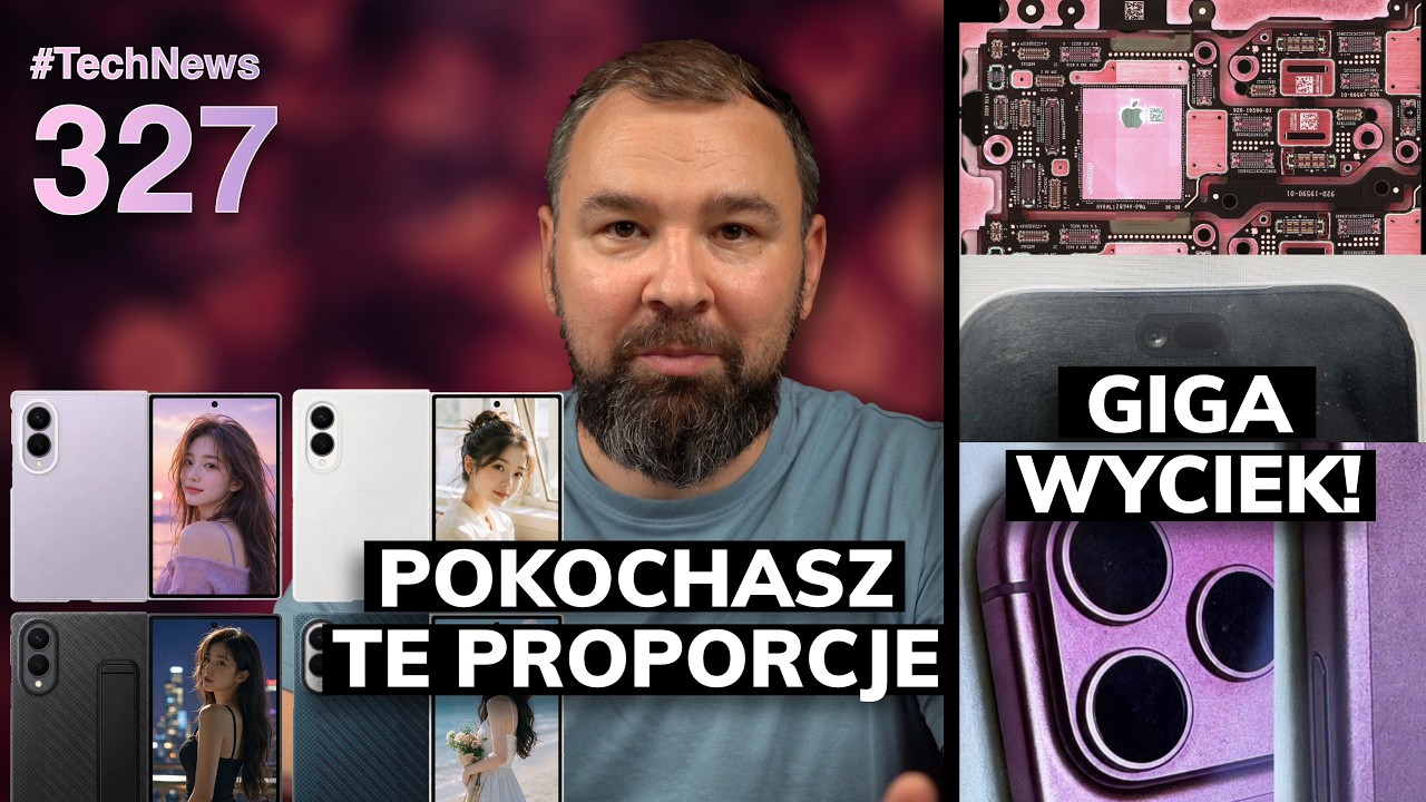 Gigantyczny wyciek danych o iPhonie 18 Pro + pokochamy nowe proporcje Fold 8! #TechNews