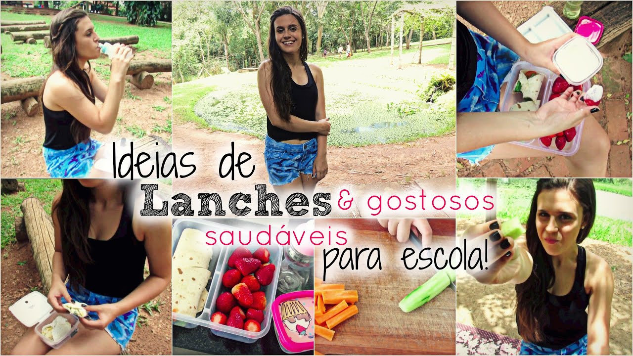Volta às aulas ✏ Lanches saudáveis e gostosos para escola!