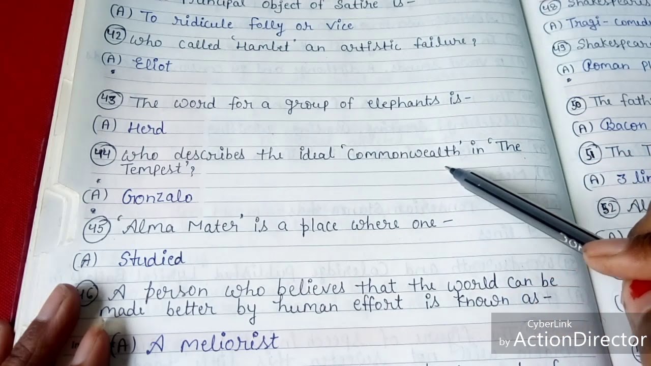 ENGLISH LITERATURE || PRACTICE SET - 1 FOR TGT || QUIZ || QUESTIONS