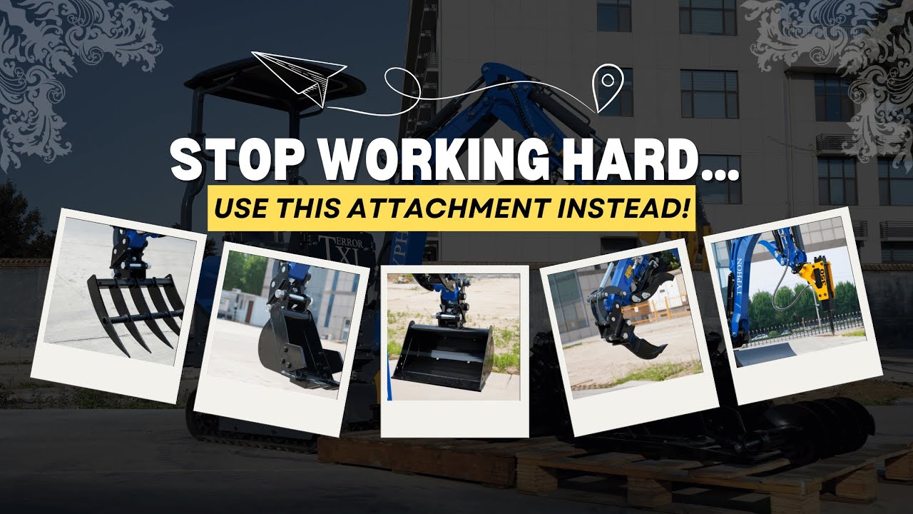 Transform Your Mini Excavator  Must Have Attachments for Every Job