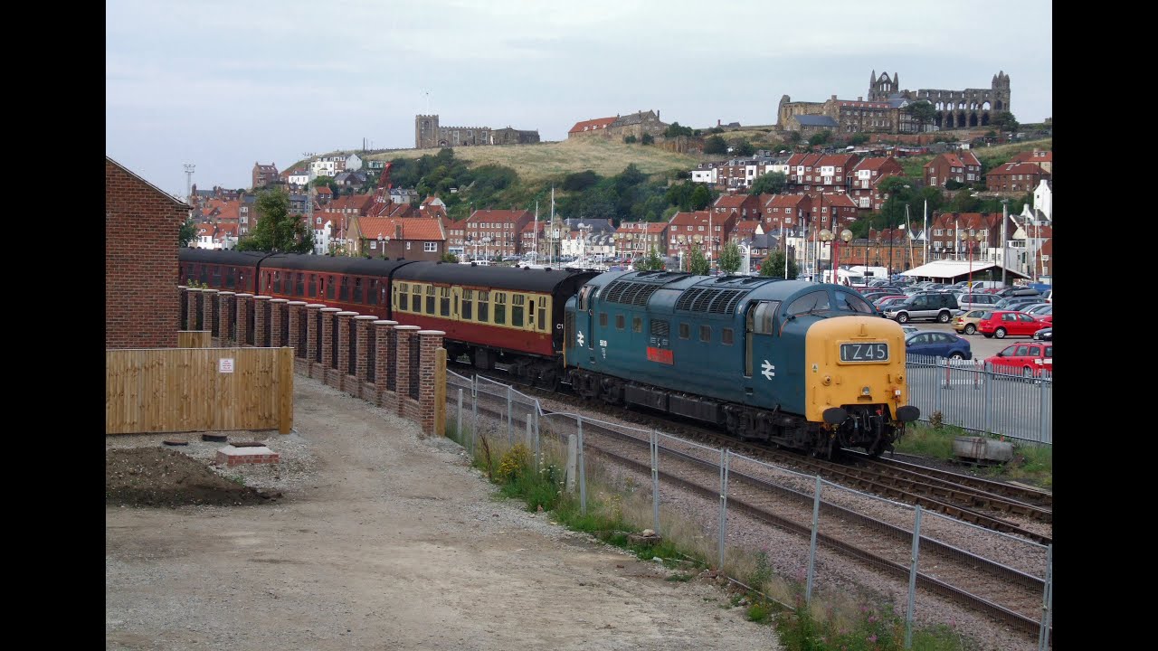 Deltic Thunder on the Mainline...Network rail From Whitby