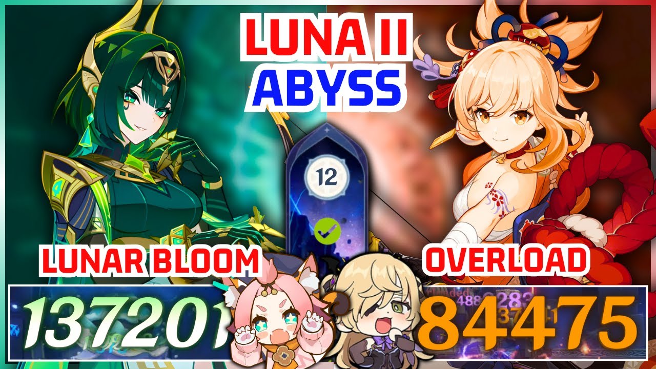 C0 Nefer Lunar Bloom + C6 Diona & C0 Yoimiya Overload F2P | NEW Spiral Abyss 6.1 Floor 12 | Genshin