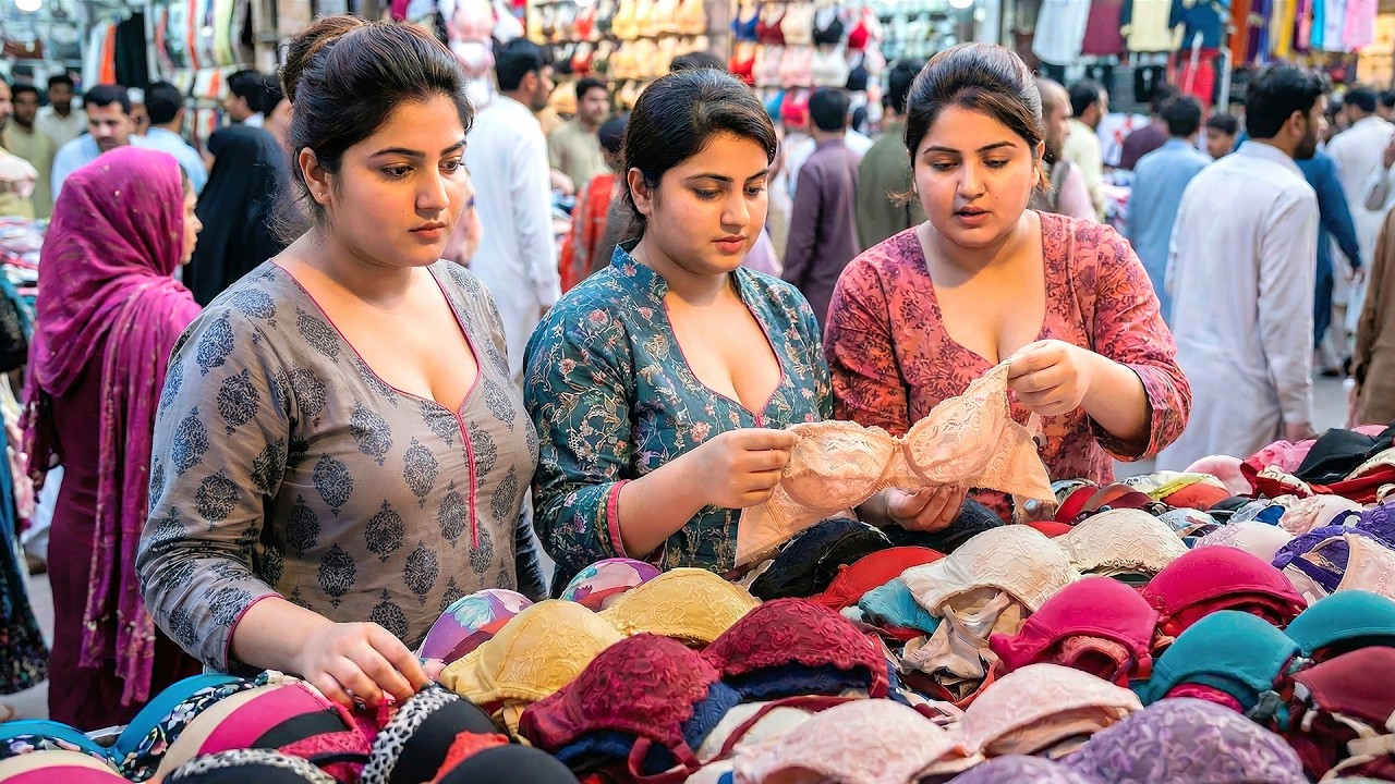 Landa Bazaar Walking Tour - Cheap Market Pakistan -  Real Street Life Lahore Pakistan