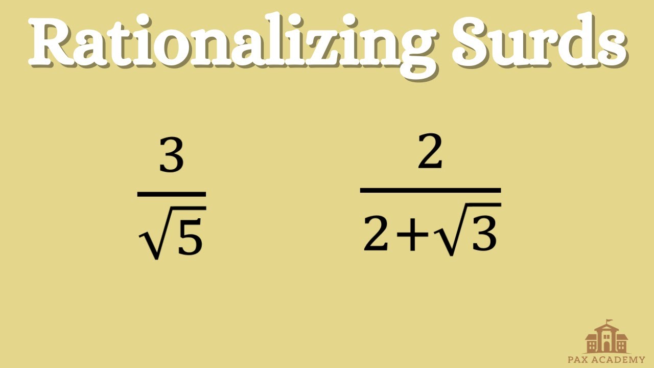 Rationalizing Surds