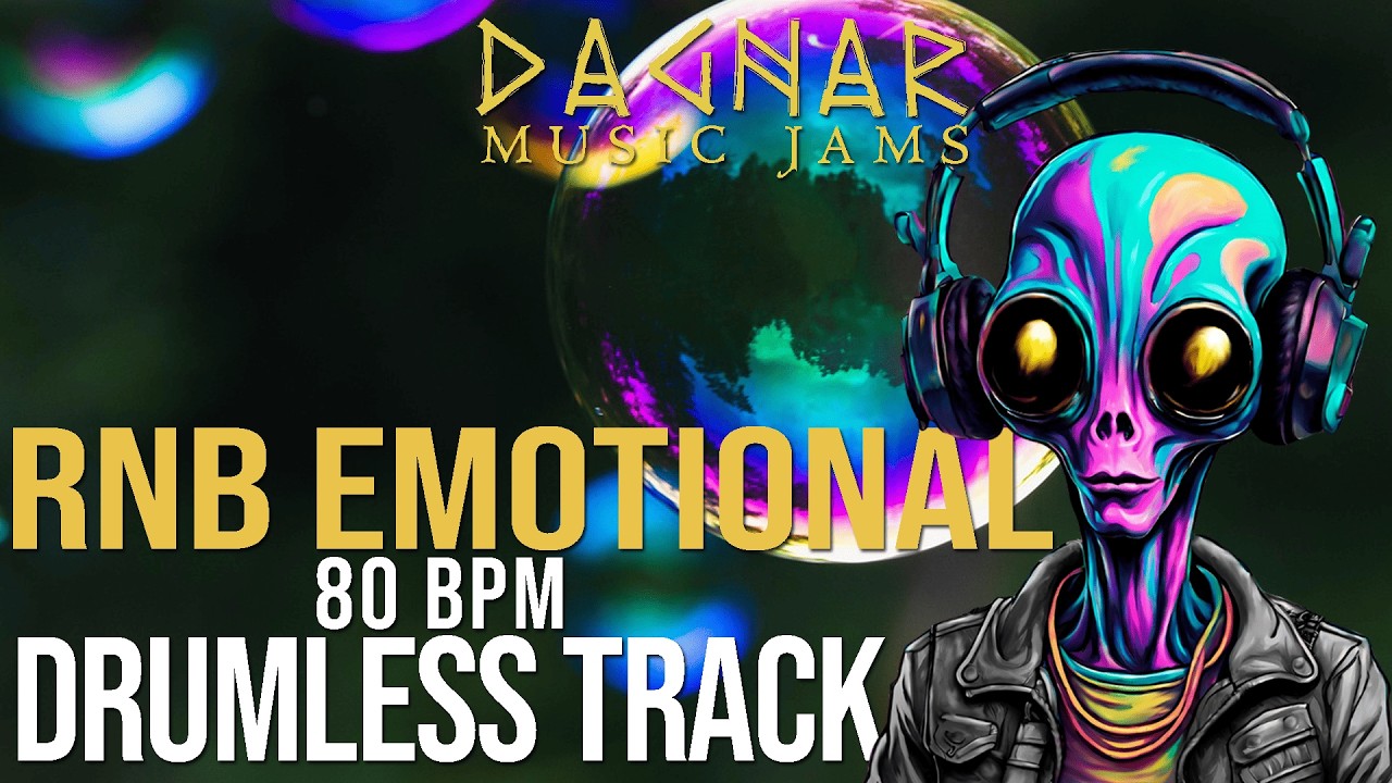 RnB Emotional DRUMLESS TRACK | 80 BPM | Play Along for Drummers