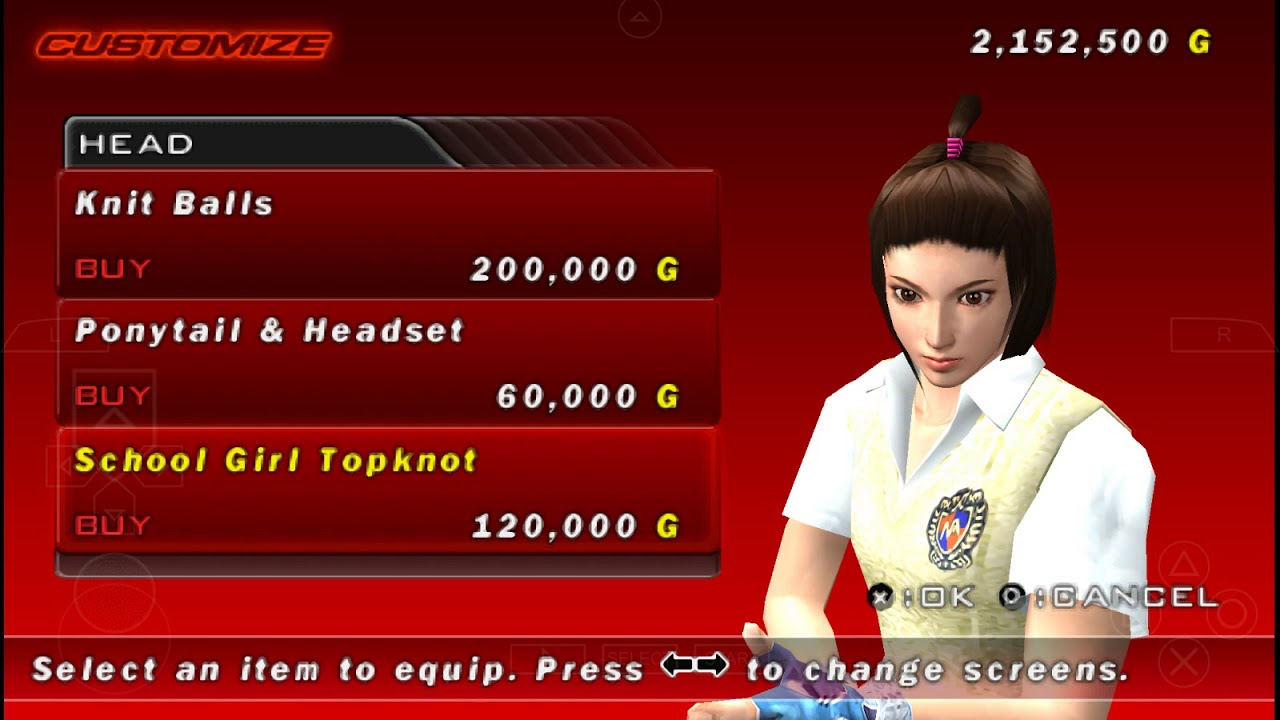 Tekken 5 Dark Resurrection Asuka Kazama Customization