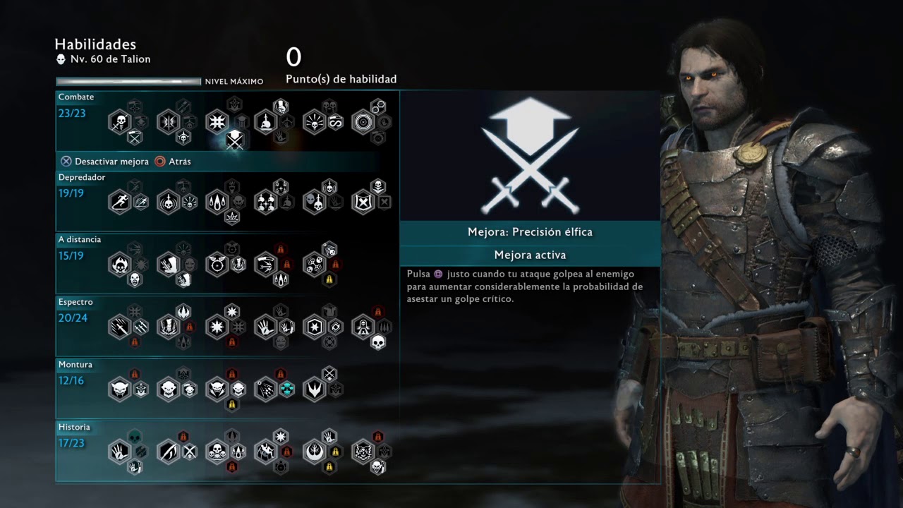 SOMBRAS DE GUERRA - Mejores Habilidades para Talion