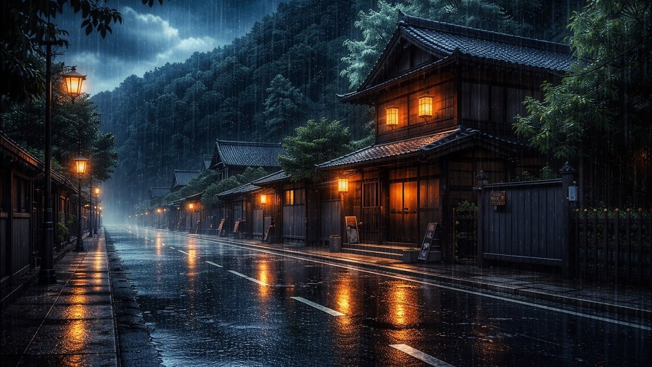 Slow Rainfall in the Forest 🌧️ Sleep Instantly, Relax Your Mind & Body