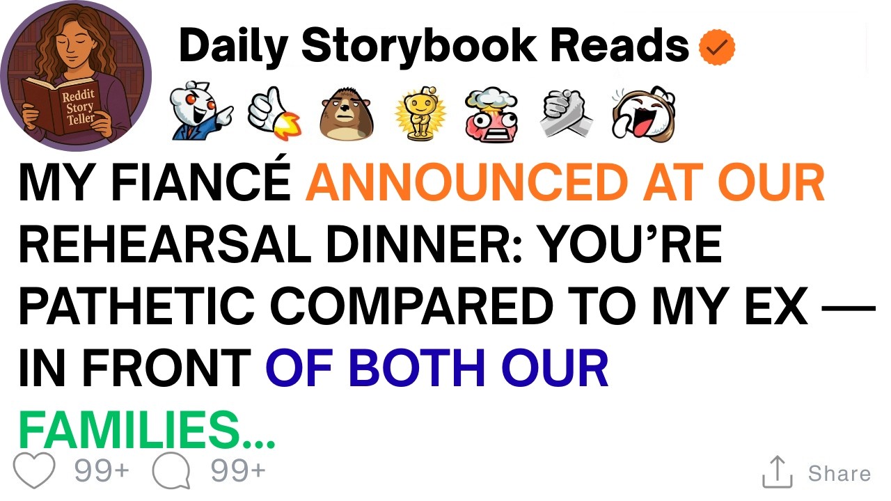 [ Full Story ]My fiancé declared at our rehearsal dinner. You’re so trashy compared to my ex...