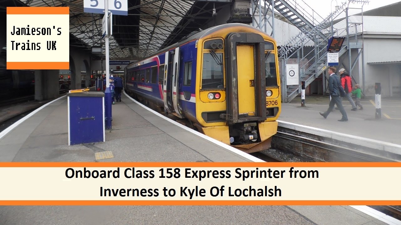 Onboard Class 158 Express Sprinter from Inverness to Kyle Of Lochalsh