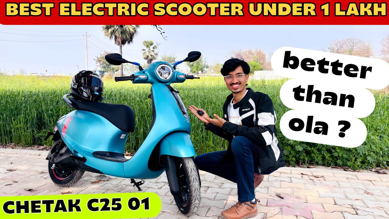 Best Electric Scooter Under 1 LAKH | Bajaj Chetak C25 01 | Best Electric Scooter in INDIA