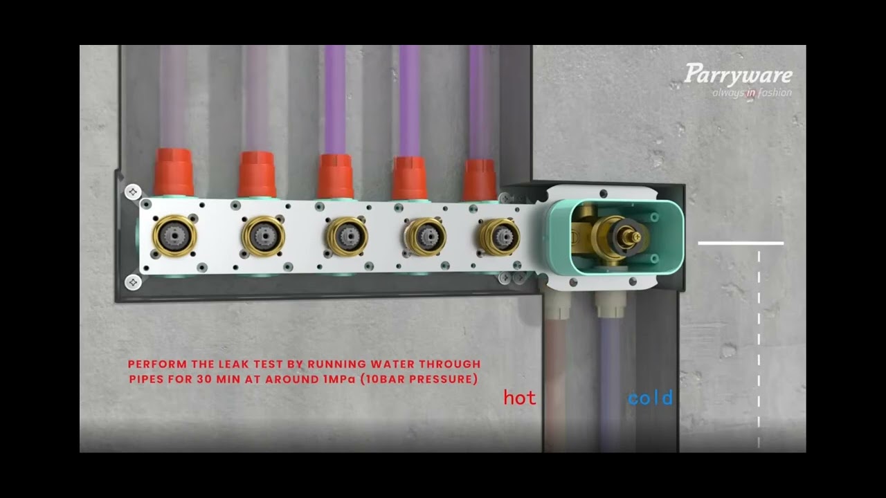 How to install parryware 5way tune thermostatic Diverter .