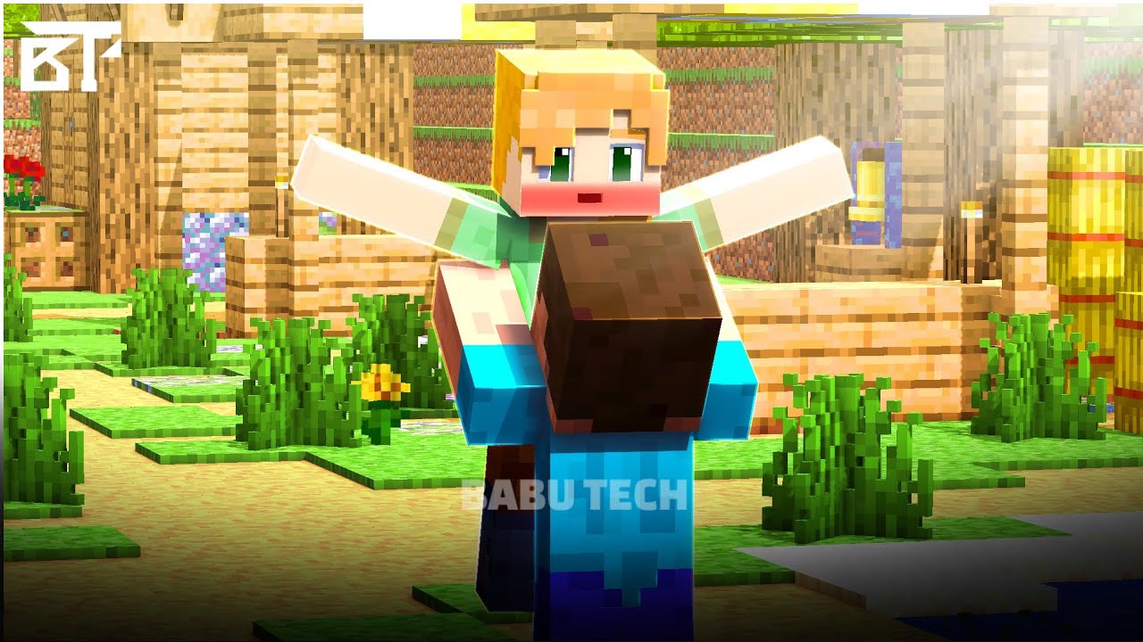 Steve And Alex | Top - 4 Best Moments | Babu Tech | Prisma 3D Minecraft Animation
