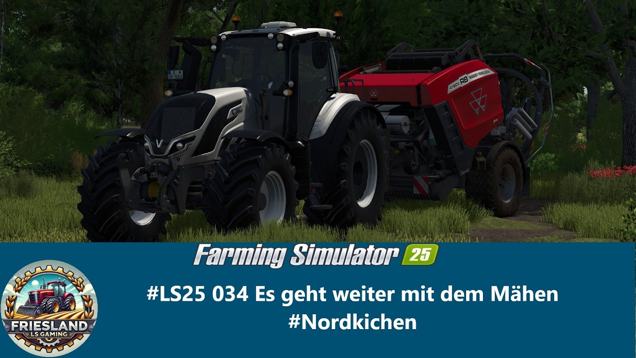 #LS25 034 Es geht weiter mit dem Mähen #Nordkichen