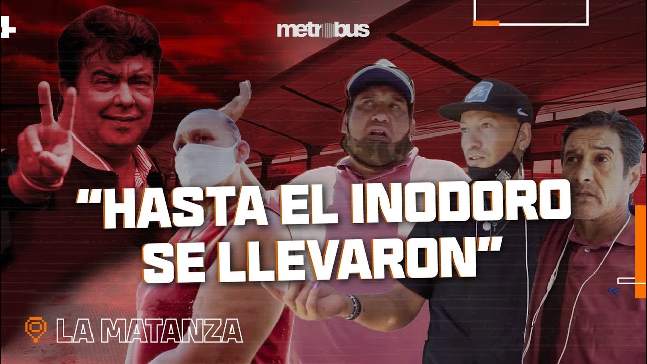 La Matanza: Metrobus abandonado
