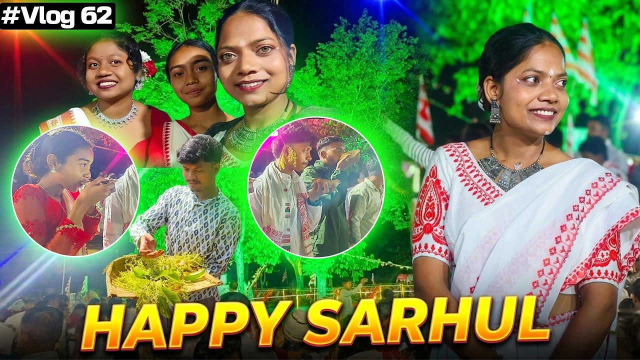 Sarhul vlog🌿🥰 | tribal adivasi fastival sarhul 2026