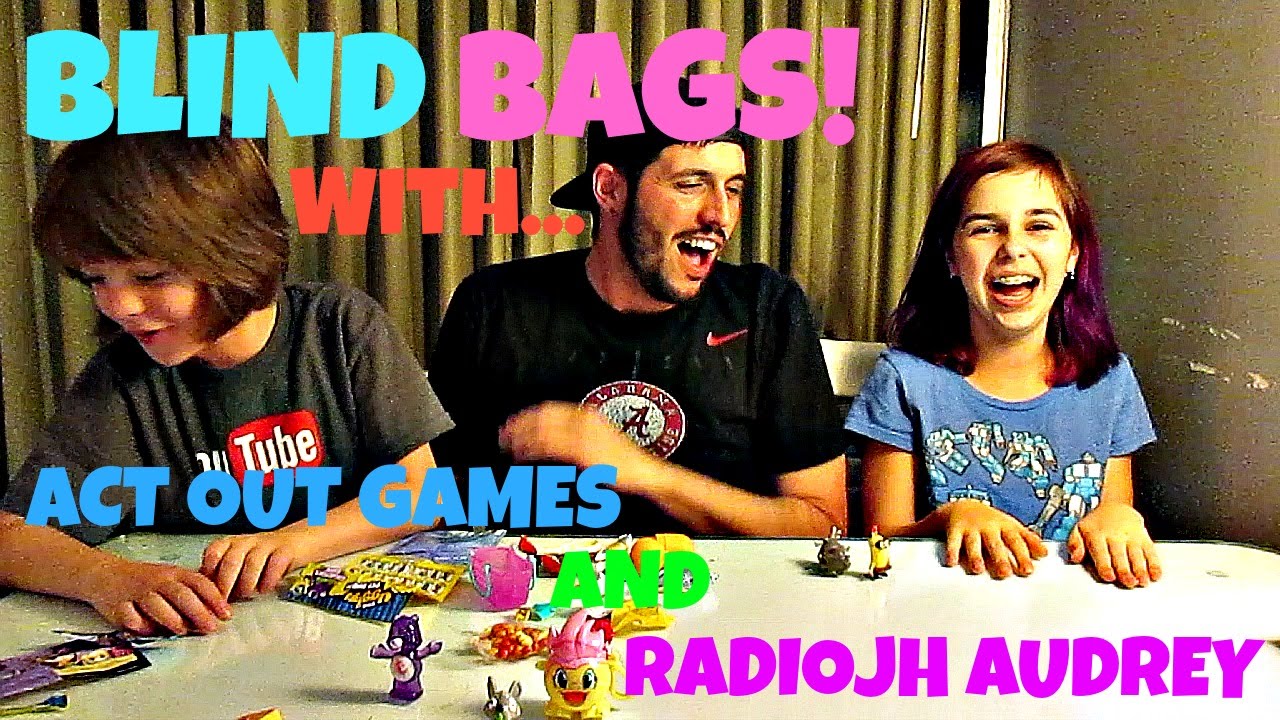 BLIND BAGS - WITH RADIOJH AUDREY & ACT OUT GAMES - OPENING AND REVIEW
