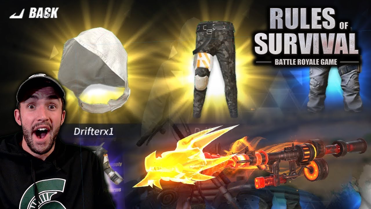 2 LEGENDARIES IN 1 PACK + NEW RPG SKIN IN RULES OF SURVIVAL!