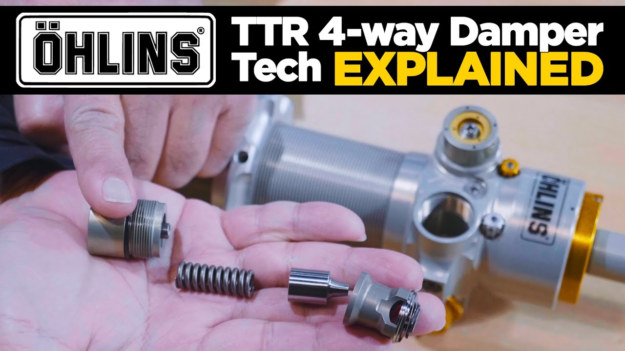 How Ohlins TTR 4-way Damper Works!