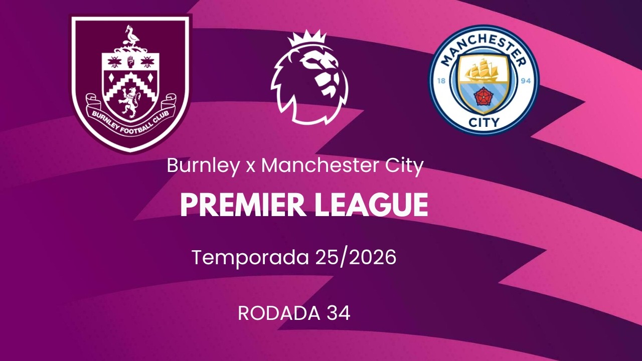 PREMIER LEAGUE - EA FC26 - Bunrley x Manchester City - Rodada#34 -  PS5 4K 60FPS
