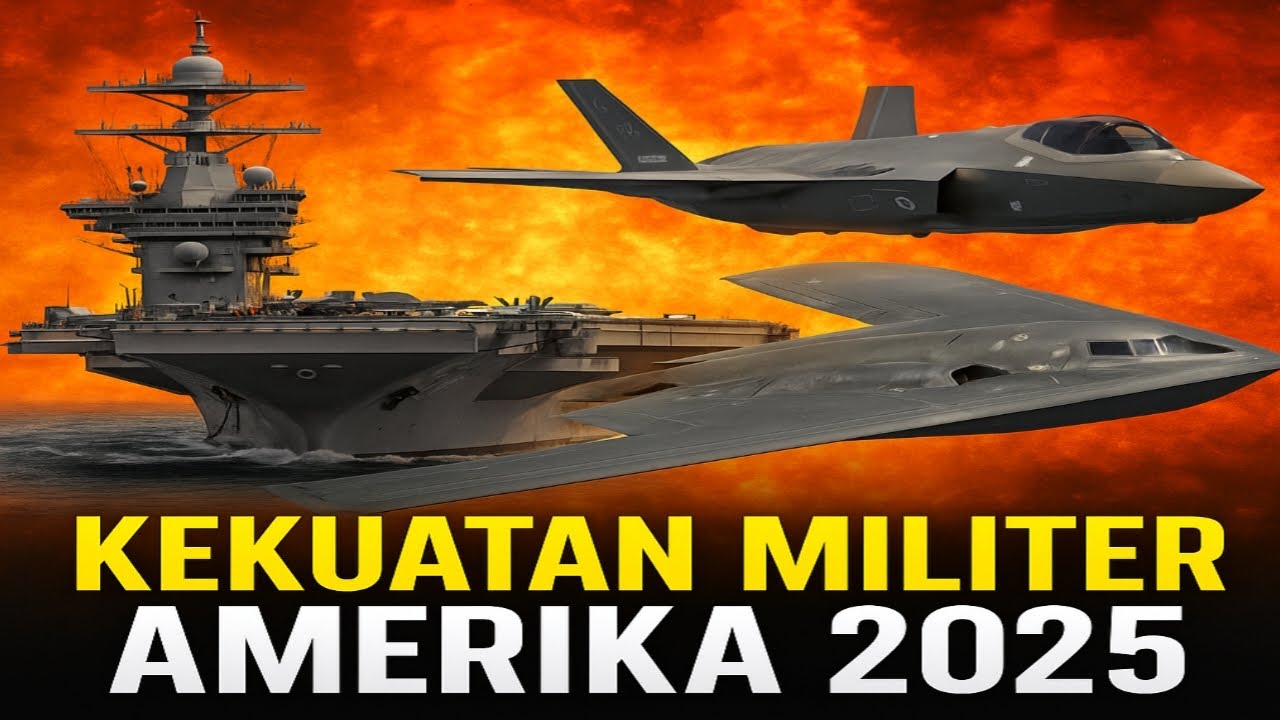 Kekuatan Militer Amerika Serikat 2025 | Teknologi, Senjata, & Dominasi Global yang Mengejutkan!