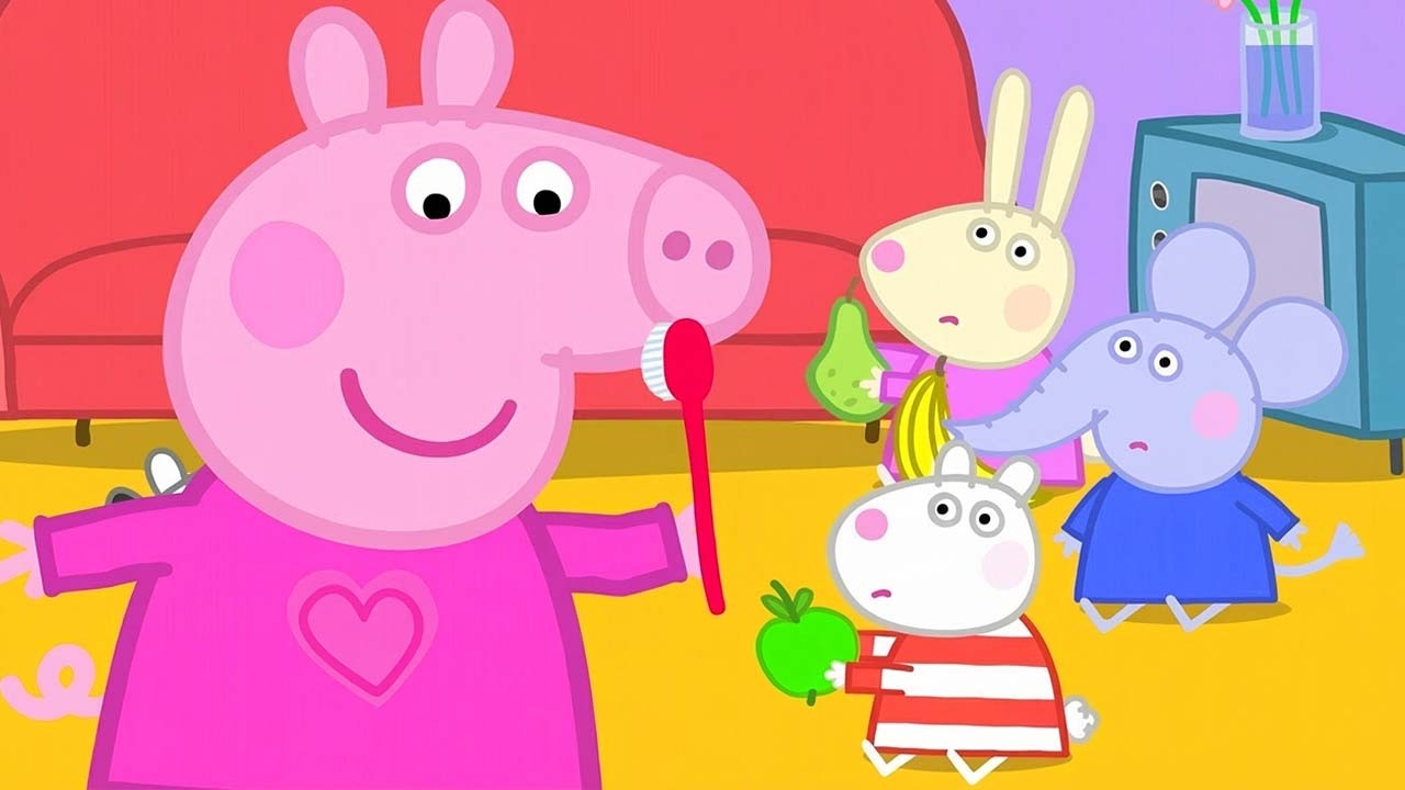 Peppa Pig 🌙 Facciamo un Pigiama Party! 💤🍕 Cartoni Animati per Bambini