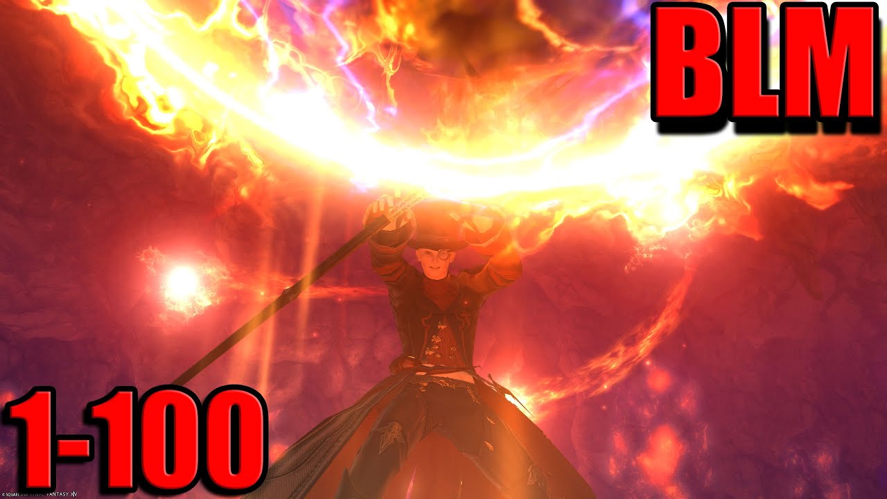 FFXIV: Руководство по развитию навыков Тауматурга/Черного мага с 1 по 100 в Dawntrail после 7.2