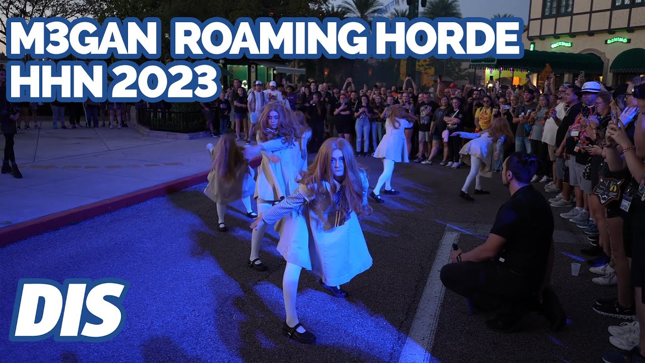 M3GAN Roaming Horde at Halloween Horror Nights 2023
