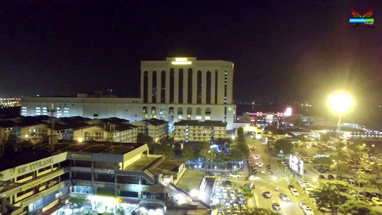 Magnificent Night View Above Stulang Laut JB【DJI Aerial Drone Filming】
